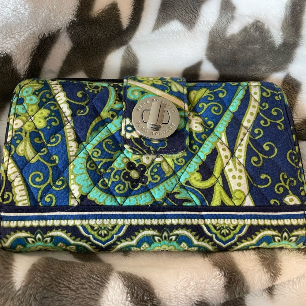 Vera Bradley paisley print wallet